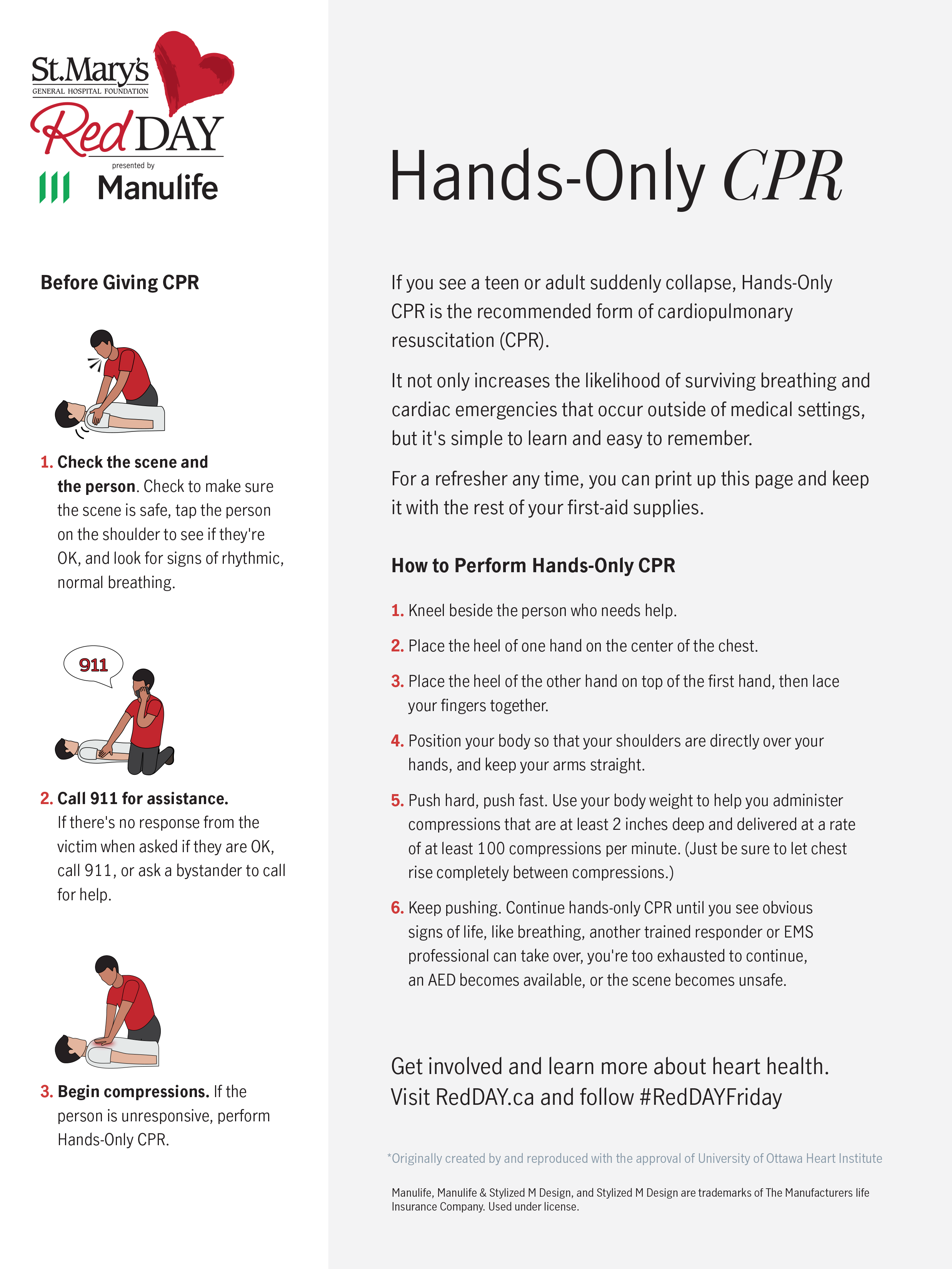RedDAY Hands-Only CPR