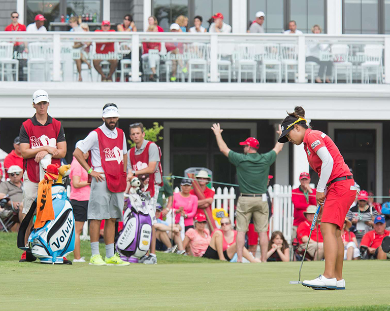 RedDAY LPGA golf tournament in progress.