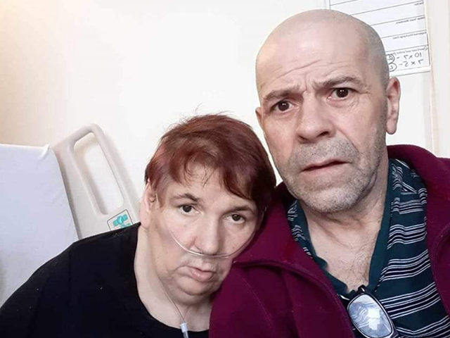 Pictured: Susan (left) with her husband, Richard (right).